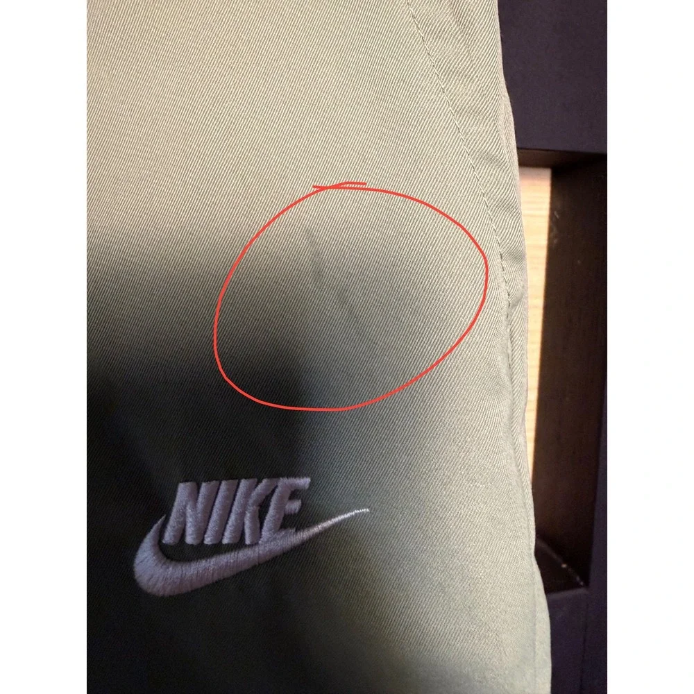 Nike Sportswear Essential Woven Taper Pants‎ Olive Green Women Drawstring Jogger